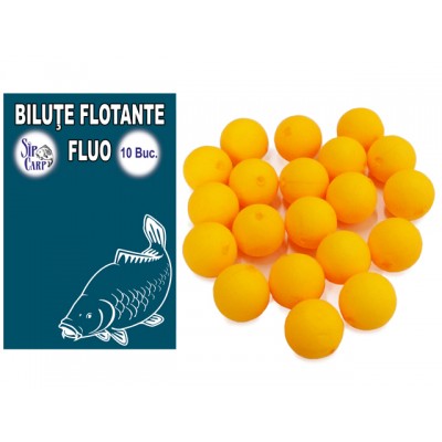 Biluţe flotante Fluo Orange SipCarp