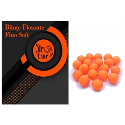 Biluțe flotante SipCarp Soft Fluo Orange