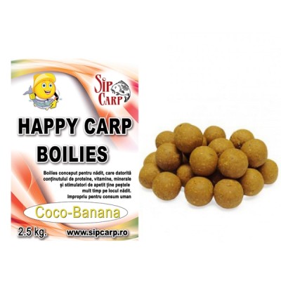 Boilies Happy Carp SipCarp Coco-Banana 