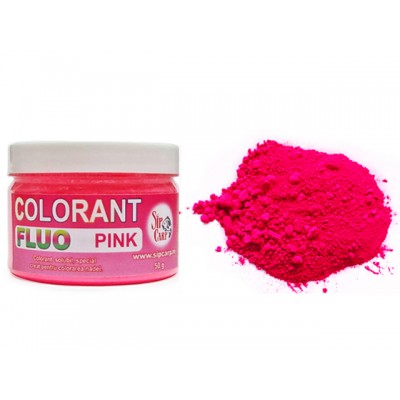 Colorant praf fluo pink 50g