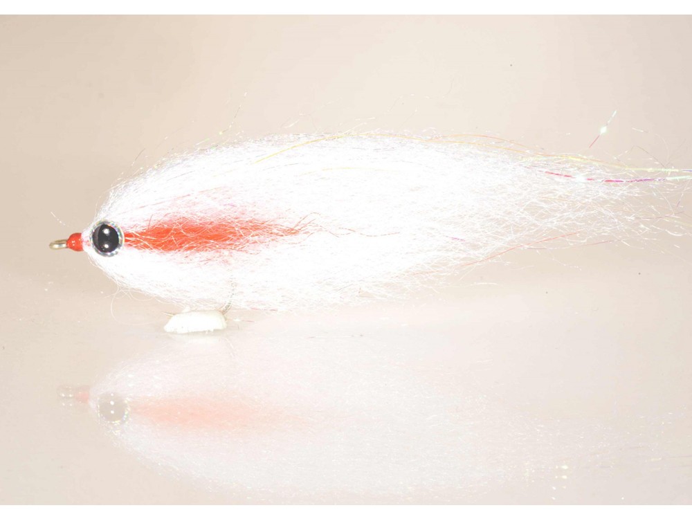 Muscă Bait King Red White A.Jensen #2/0