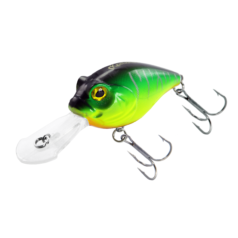 Vobler Kamatsu Barrel Crank CM32  6cm 16.5g Green Tiger