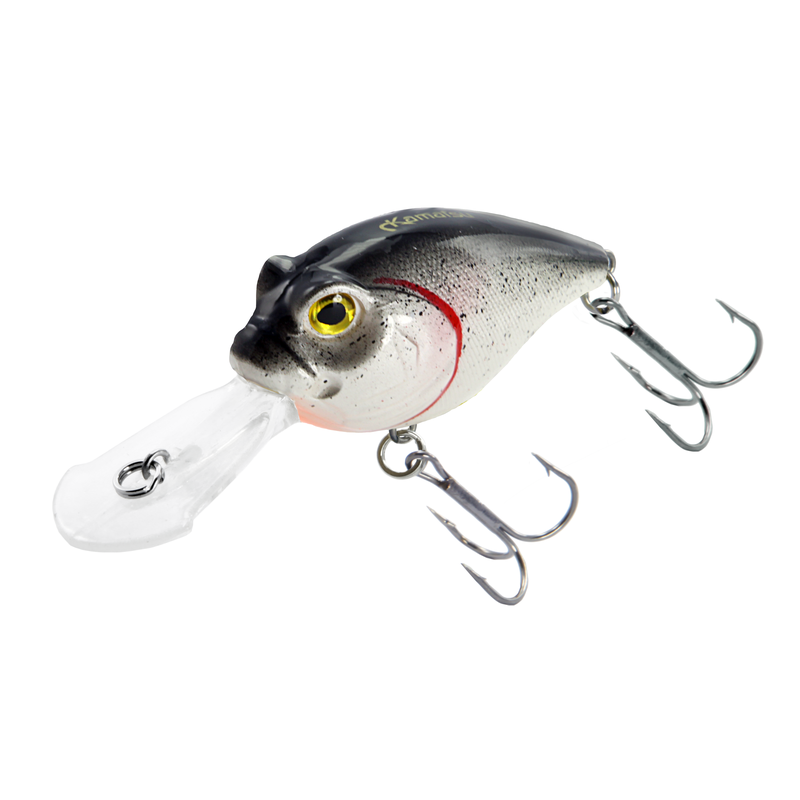 Vobler Kamatsu Barrel Crank CS73  6cm 16.5g Spotted White