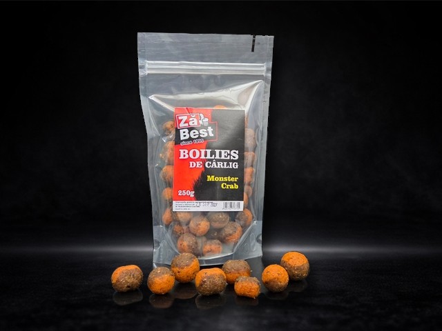 Boilies de Cârlig Ză Best DUO - Monster Crab 250g (boilies 20-24mm / dumbells 18-22mm /14-18mm)