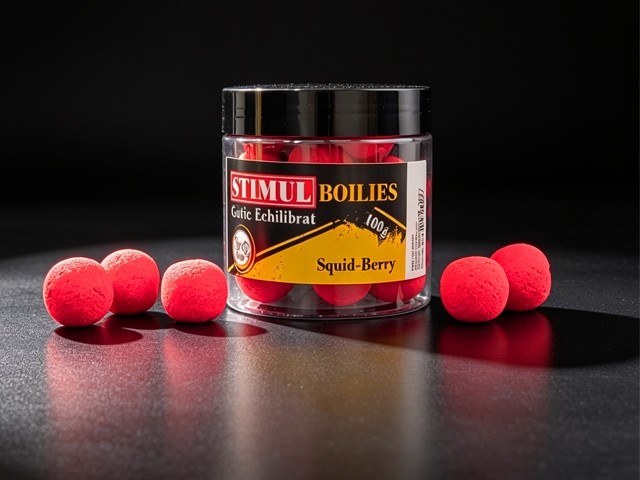 Stimul Boilies Plutitor / Pop Up Squid-Berry 100g