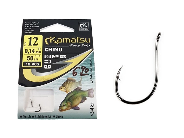 Cârlige legate Kamatsu Chinu K-007BLN Nr:12 0.14mm