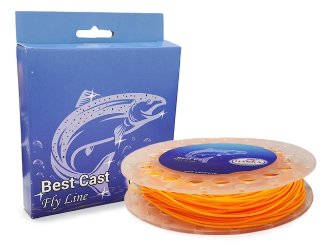 Fir Best Cast Fly Line Hakka WF6F Orange 30.5m