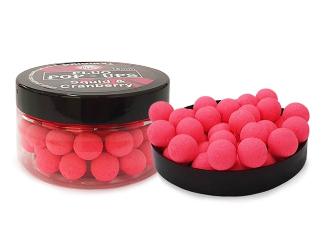 Fluo Pop Ups Squid & Cranberry 10mm 75ml
