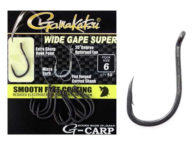 Cârlige Gamakatsu G-Carp Wide Gape Super