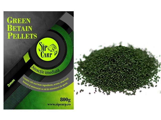 Pelete Green Betain Pellets 800g 2mm