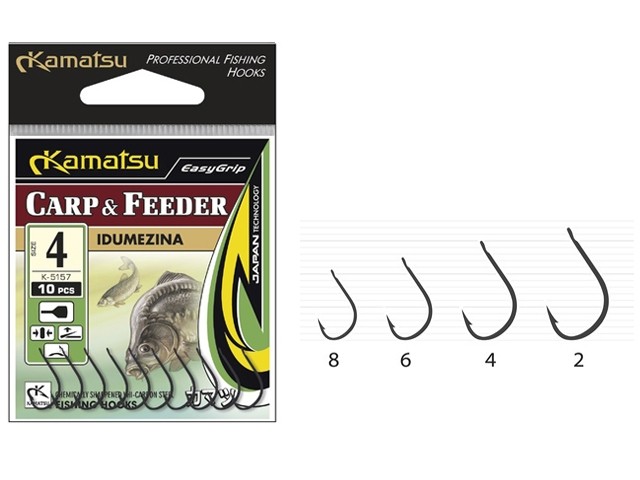 Cârlige Kamatsu Idumezina Carp & Feeder
