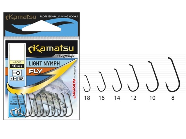 Cârlige fly Kamatsu Light Nymph