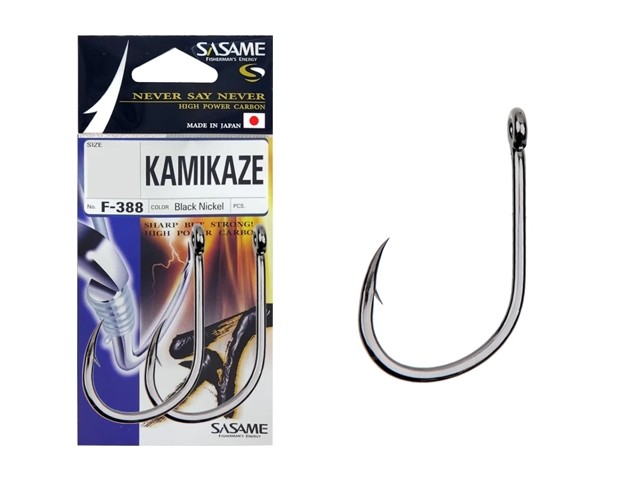Cârlige Sasame Kamikaze F-388 Straight Shank Nr.6/0