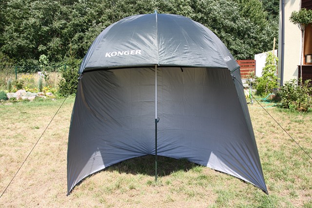 Umbrelă cu umbrar Konger Luxe 2.50m