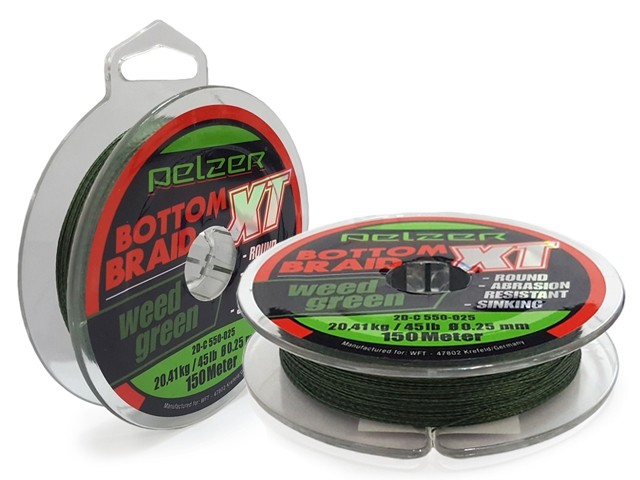 Fir Pelzer Bottom Braid XT Weed Green 0.32mm 150m