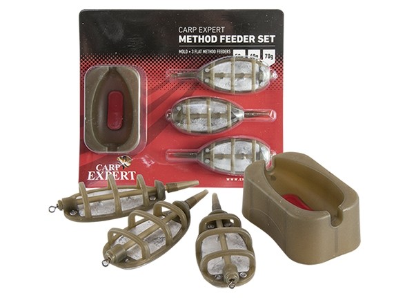 Set Method Feeder Carp Expert 3+1 50/60/70g