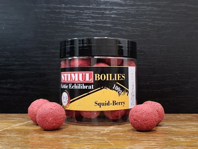 Boilies Stimul Critic Echilibrat Squid-Berry 20mm 100g