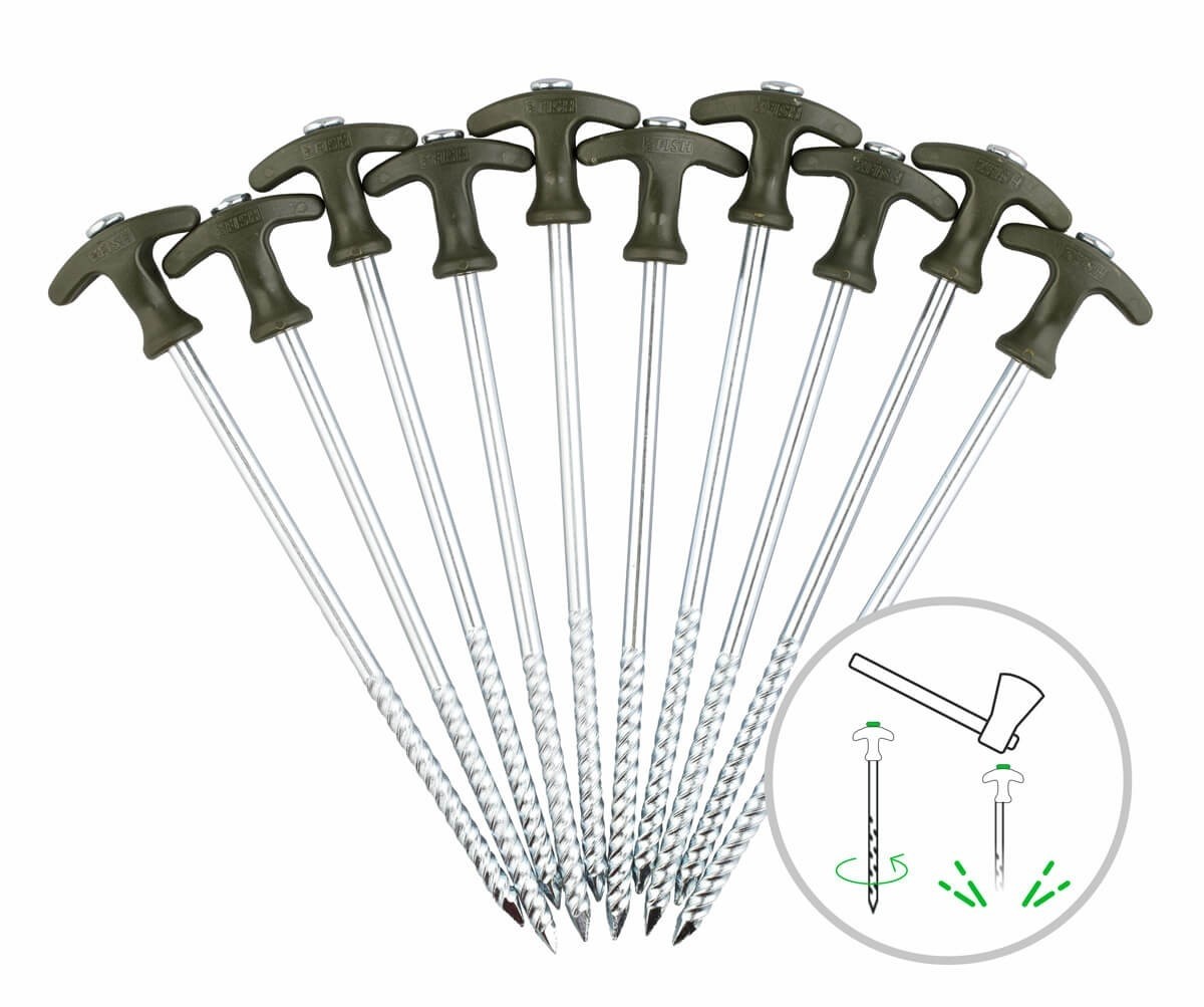 Set cuie Zfish Bivvy Pegs 20cm 10buc