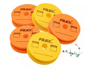 Set 5 role EVA + 10 pini pentru monturi Filfishing Filex EVA Rig Spool