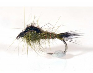 Musca Gold Ribbed Hare's Ear Olive A.Jensen #10