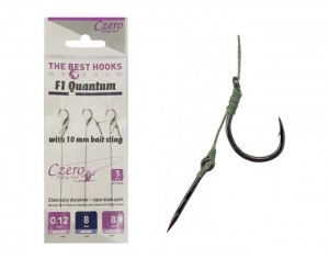 Cârlige legate Czero F1 Quantum Nr.10 0.10mm 8cm