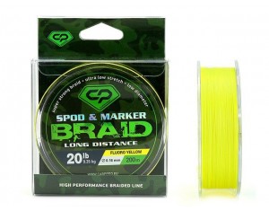 Fir Carp Pro Diamond Spod&Marker Long Distance Fluoro Yellow 0.16mm 200m