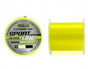 Fir Carp Pro Sport Line Long Casting Fluo Yellow 0.235mm 300m