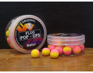 Dual Fluo Pop Ups Ronnie Rig Natur (Neutral) 14mm 75ml YP