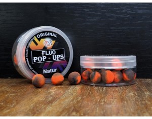 Dual Fluo Pop Ups Ronnie Rig Natur (Neutral) 14mm 75ml BO