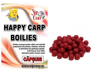 Boilies Happy Carp SipCarp Căpșuni