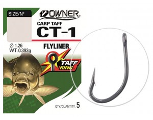 Cârlige Owner CT-1 Carp Taff Flyliner
