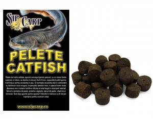 Pelete CatFish Black Halibut găurit 800g 28-30mm