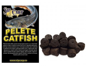 Pelete CatFish Sânge și Ficat găurit 800g 28-30mm