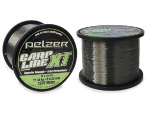 Fir Pelzer Carp Line XT Dark Green 0.35mm 1200m