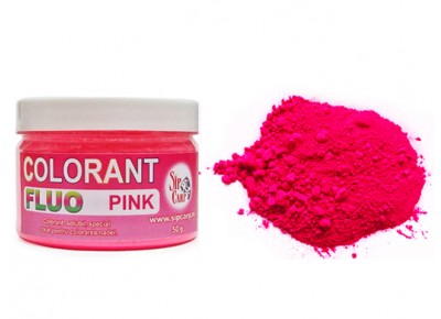 Colorant praf fluo pink 50g